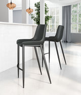 Magnus Black Barstool (Set of 2)