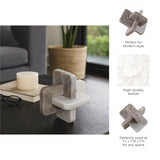 Thornton White/Beige Marble Knot