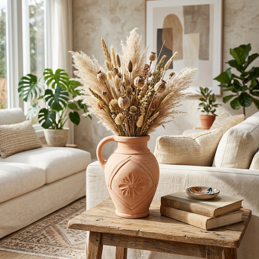 Gavin Red/Orange Large Vase