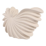Amesti White Ribbed Shell