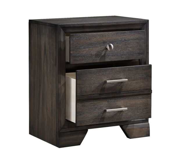 Jaymes Gray Nightstand - Ornate Home