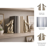 Ramonaham Gold Bookends (Set of 2)