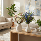 Dovermore Ivory/White Vases (Set of 2)