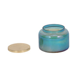Dashholm Blue/Gold Jasmine Luster Candle