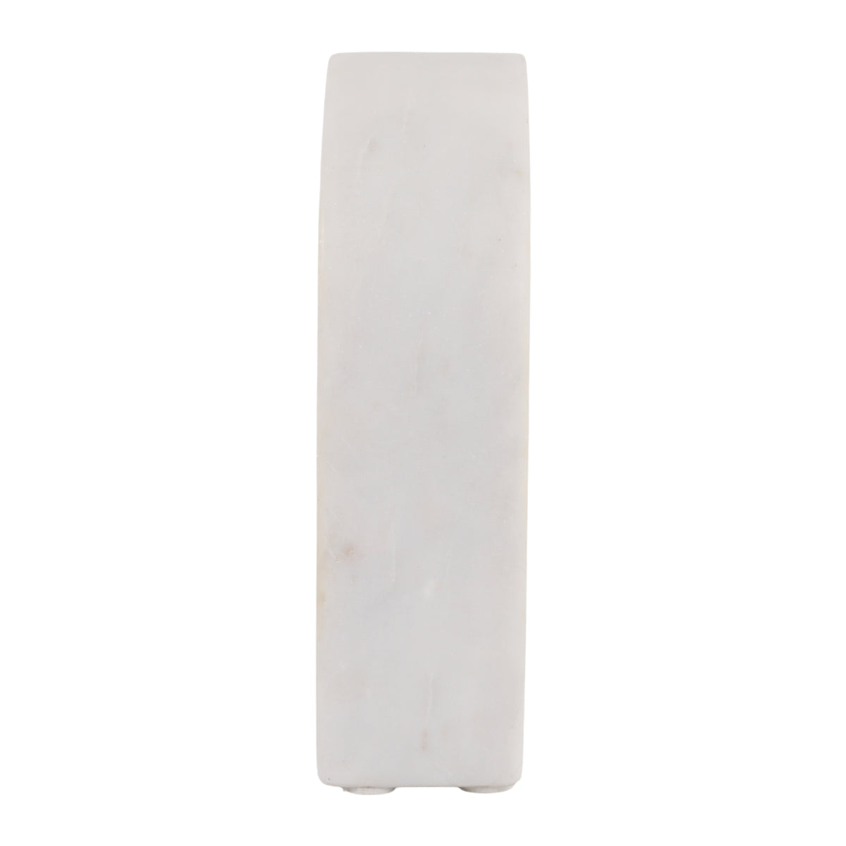 Hillcrest White Large Marble Horseshoe Tabletop Decor - 17596-01EC