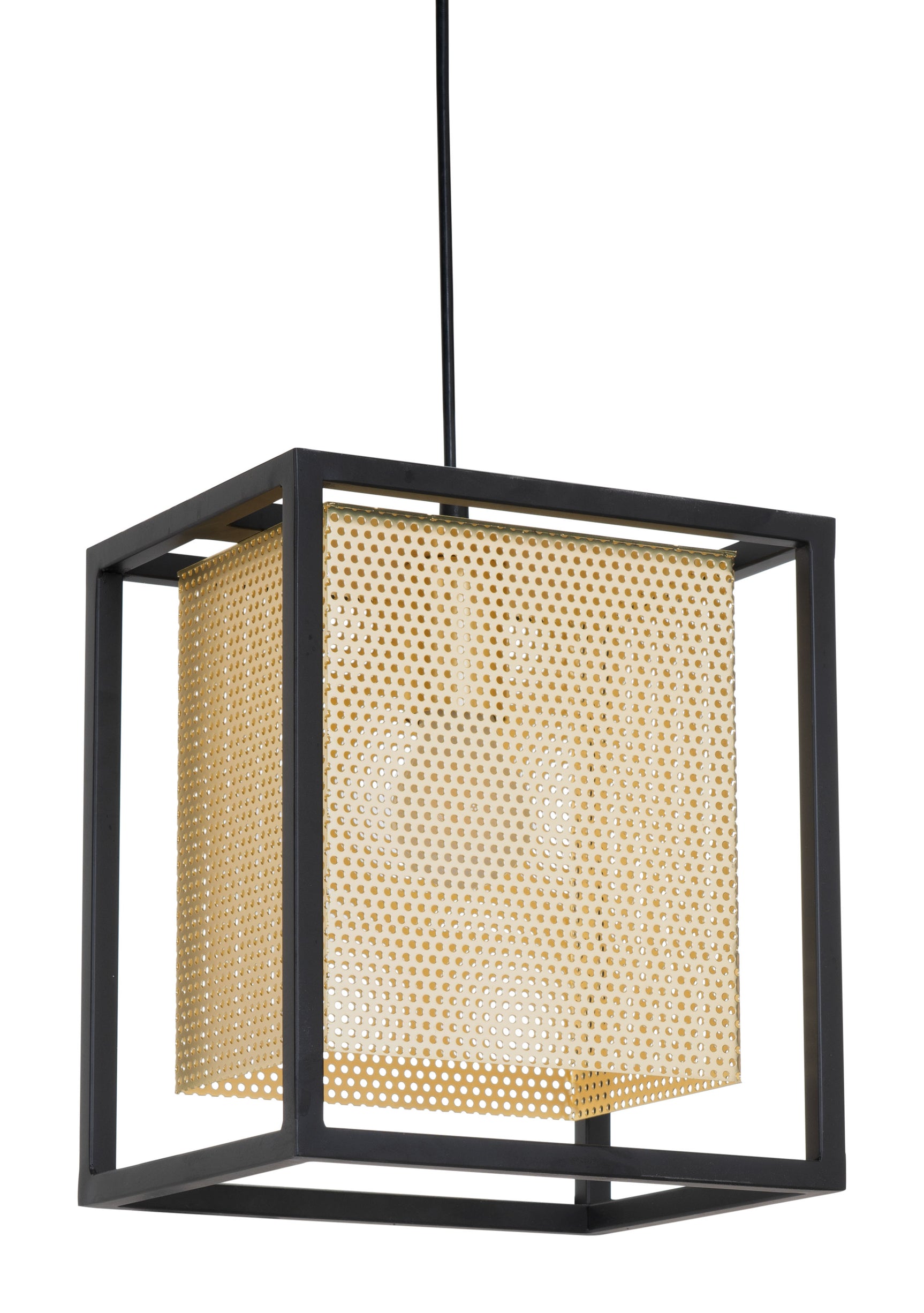 Yves Gold & Black Ceiling Lamp
