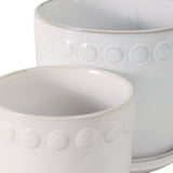 Lintonmore White Planters (Set of 2)