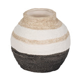 Alicemill Multicolor Striped Woven Textured Vase