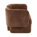 Garden Park Brown Shelter-Back Accent Chair