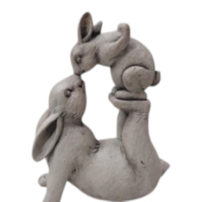Sugarfield Tan Resin Bunny with Baby