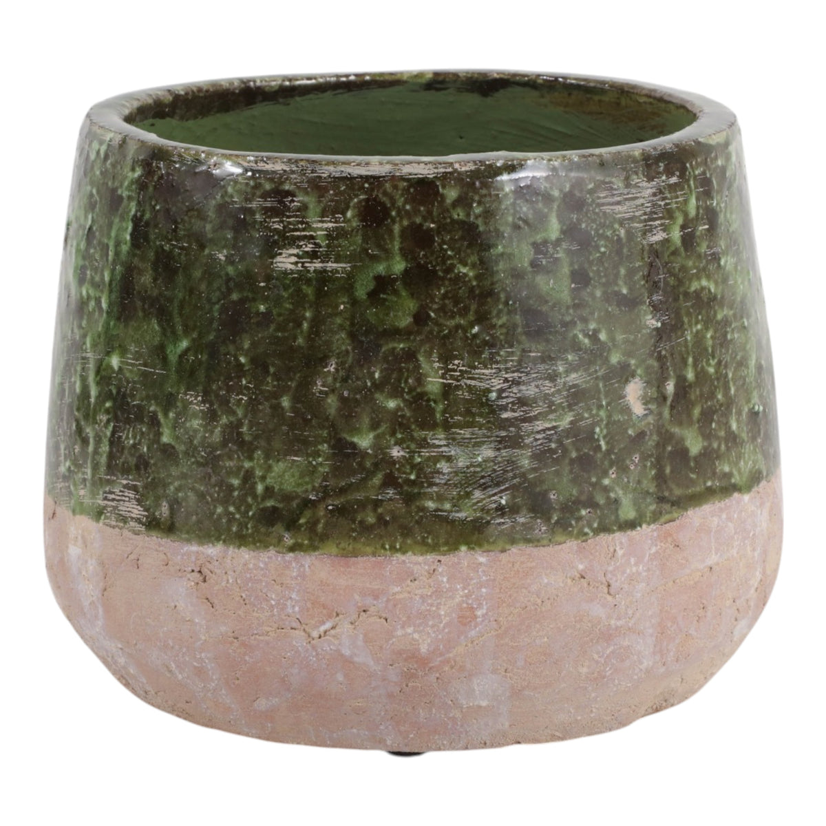 Bramgate Green/Brown Planter