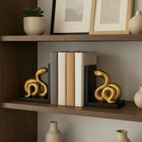 Pageholm Black/Gold Bookends (Set of 2)