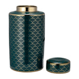 Kiesel Gold Ceramic Crackle Jar