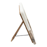 Cragmont Beige/White Small Marble 2 Tone Horiz Photo Frame