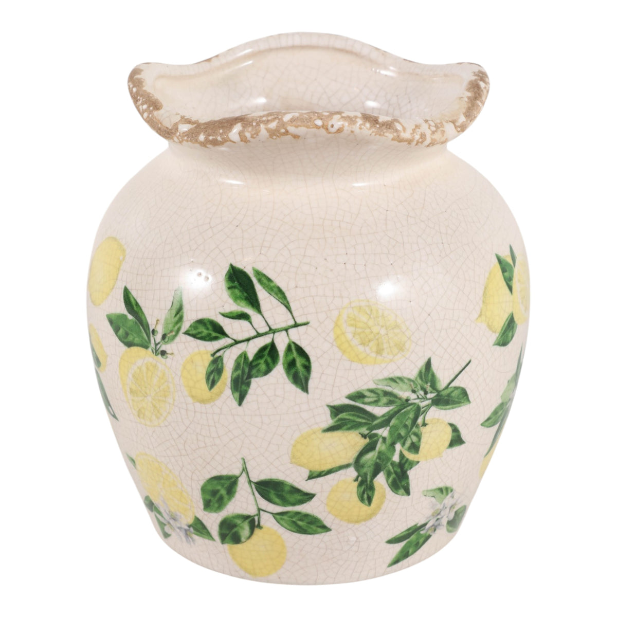 Roseoak Yellow/Ivory Vase
