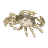 Imola Champagne Metal Crab Decor