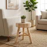 Marcwell Ivory/Tan Stool