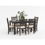 Blair Farm Brown 7-Piece Pack Dinette Set
