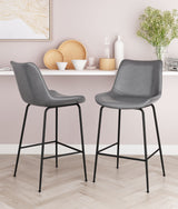 Byron Gray Counter Stool
