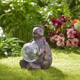 Orangetree Antique Copper Turtle Solar Orb