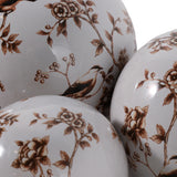 Maxbrook Brown/White Orbs (Set of 3)