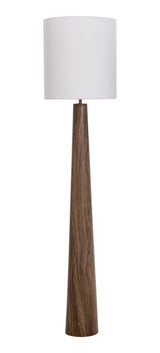 Woonari Brown Solar Floor Lamp
