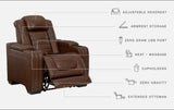 (Online Special Price) Backtrack Chocolate Power Recliner - Ornate Home