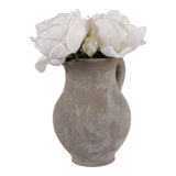 Fernbridge Washed Gray/Ivory Terracotta Jug Vase