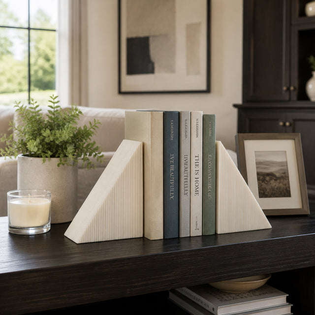 Rossgate Ivory Bookends (Set of 2)