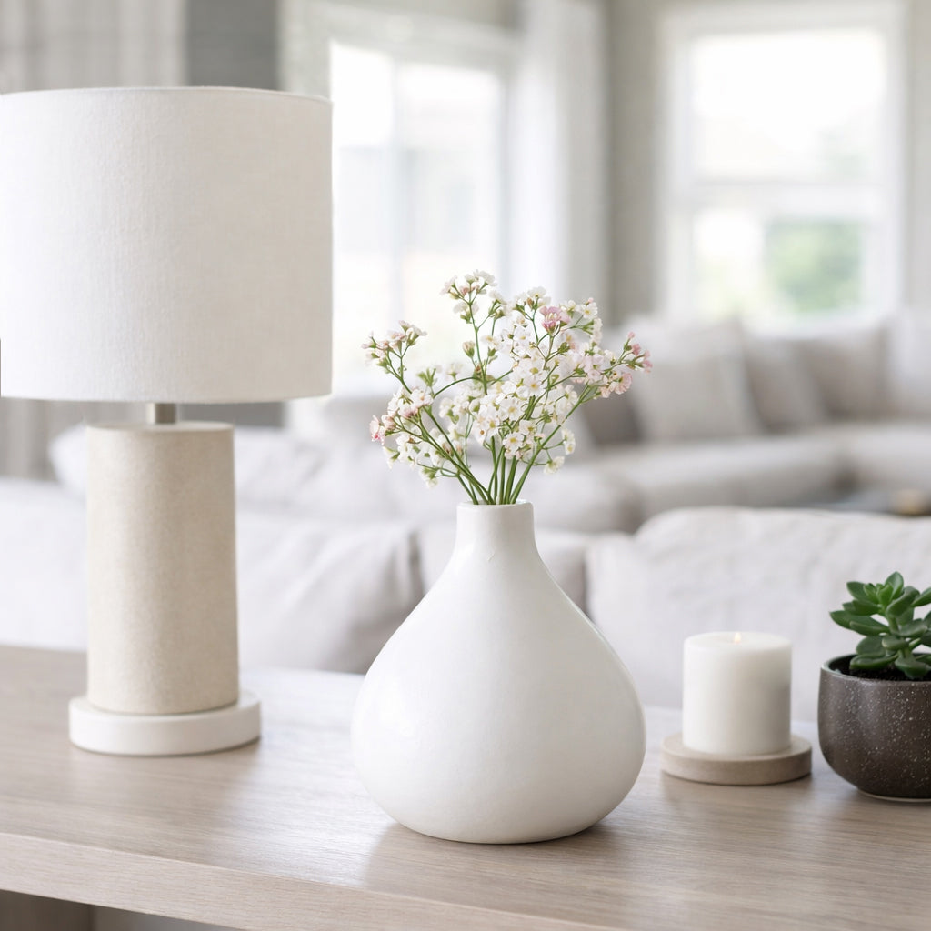 Duttonside White Large Vase