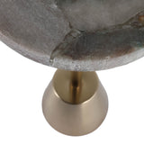 Firebaugh Green/Gold Aventurine Drink Table