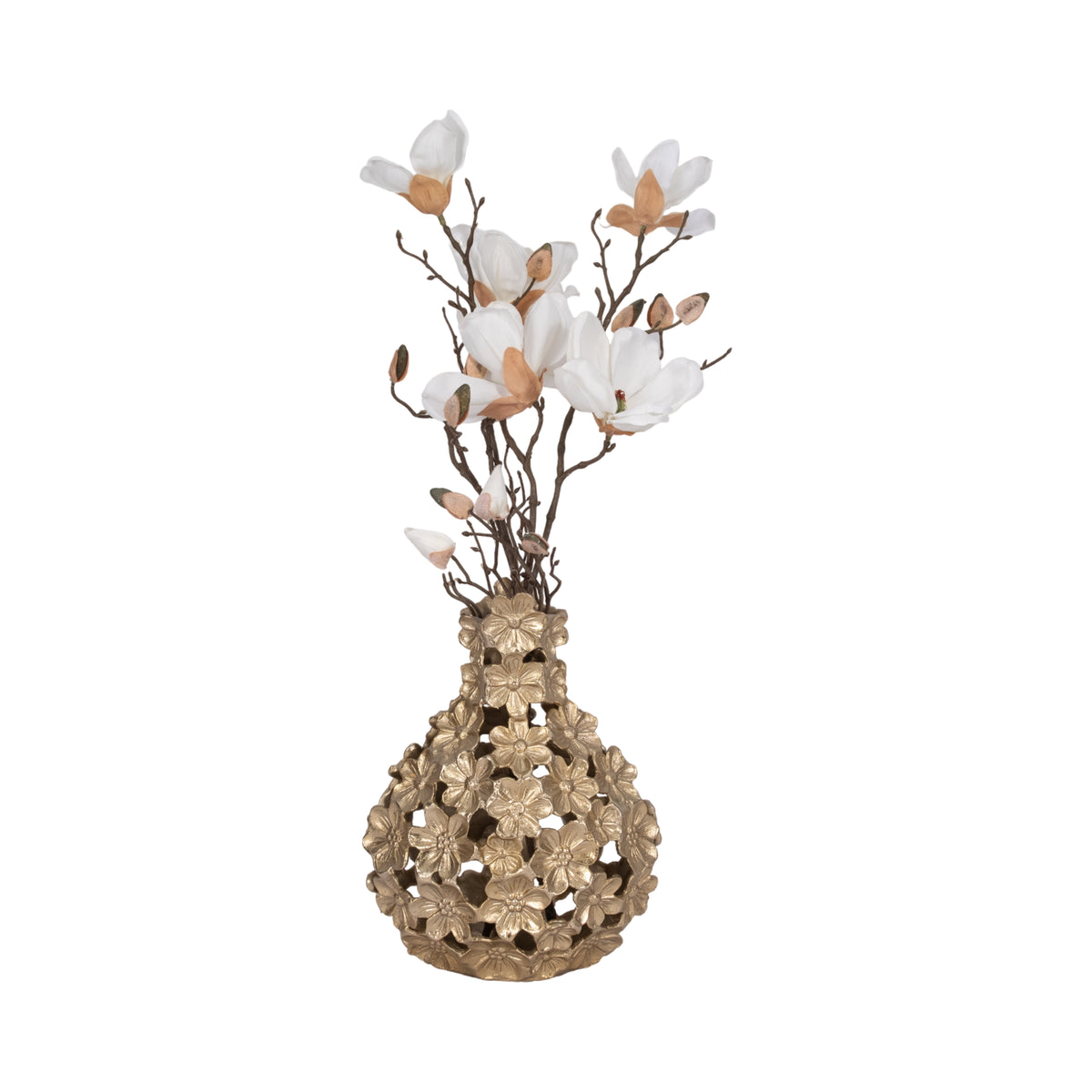 Lynnford Gold Small Vase