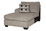 (Online Special Price) Ballinasloe Platinum 3pc Sectional Sofa w/ LAF Chaise - Ornate Home