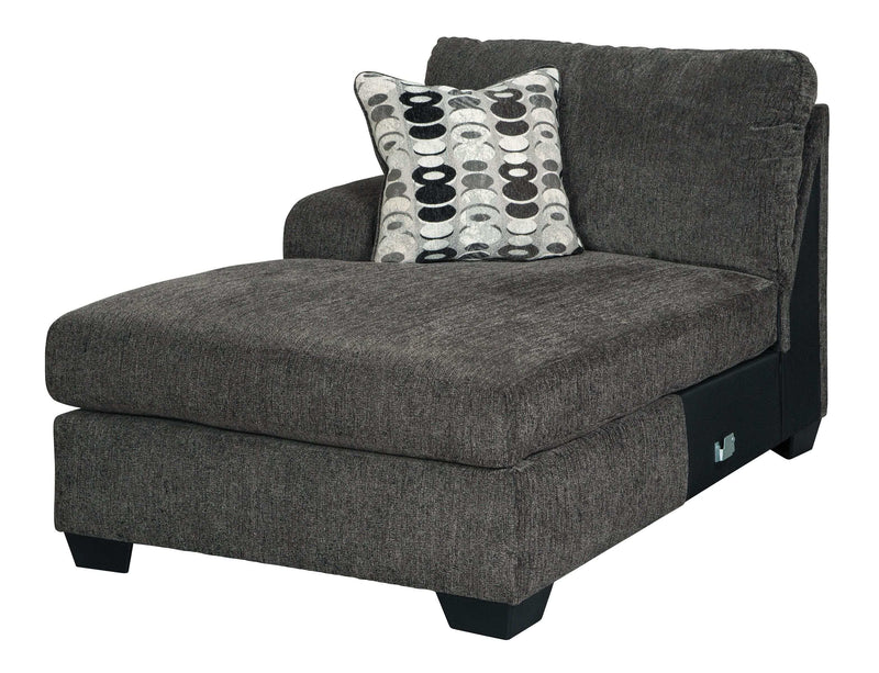 (Online Special Price) Ballinasloe Smoke 3pc Sectional w/ LAF Chaise - Ornate Home