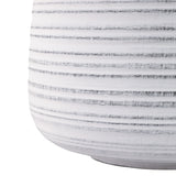 Raymondhaven White Ribbed Planters (Set of 3)