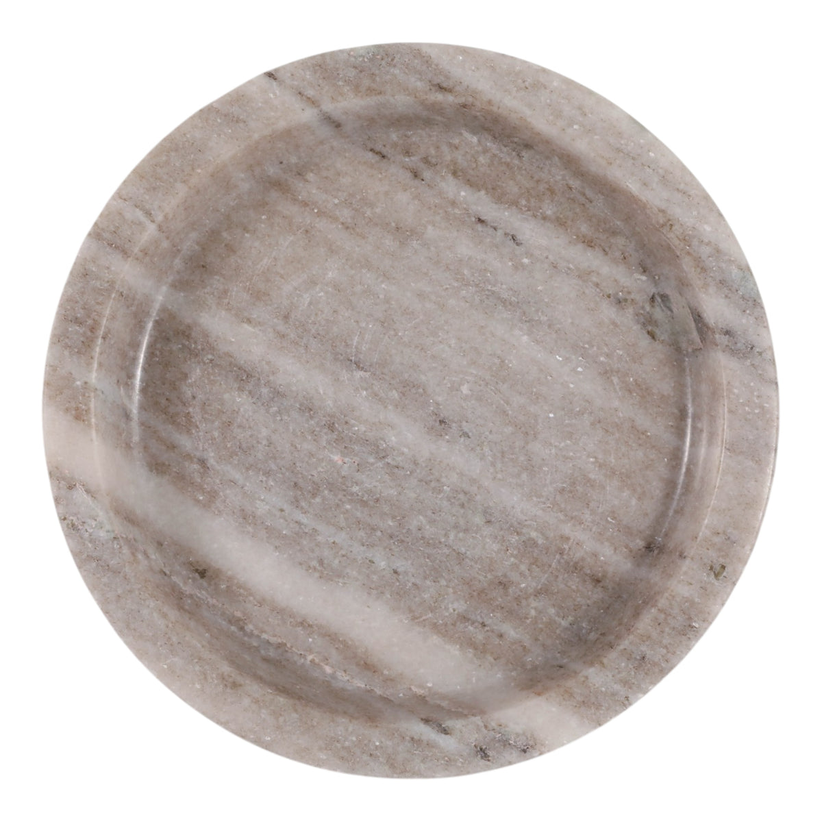 Pearlrose Beige Marble Bowl with 3 Feet