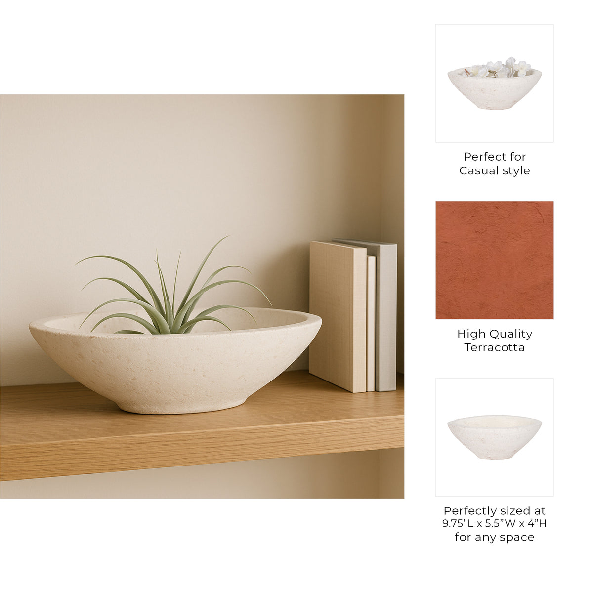 Opalham White Bowl