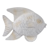 Ojala Whitewash Resin Fish Figurine - 14332-02EC
