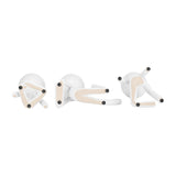 Cohasset White Ceramic Sitting Humans Planters (Set of 3)