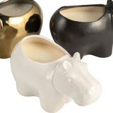 Gomez Multicolor Orange Goji Berry Hippo Candles (Set of 3)