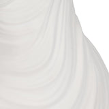 Riverkern White Small Curvy Ribbed Sculpture