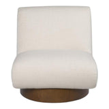 Hartland Tan Armless Swivel Chair