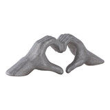 Tudor Silver Hand-Heart
