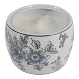 Miles Blue/Brown Neroli Basil Chinoiserie Candle