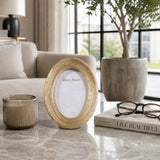 Clovis Gold Etched Oval Photo Frame