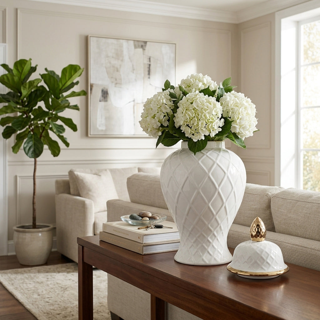 Camdenbrook White Large Chinoiserie