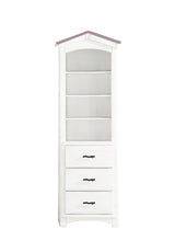 Tree House Pink/White Bookcase Cabinet