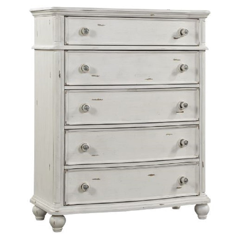 Jaqueline Antique White Chest