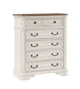 Florian Gray/Antique White Chest