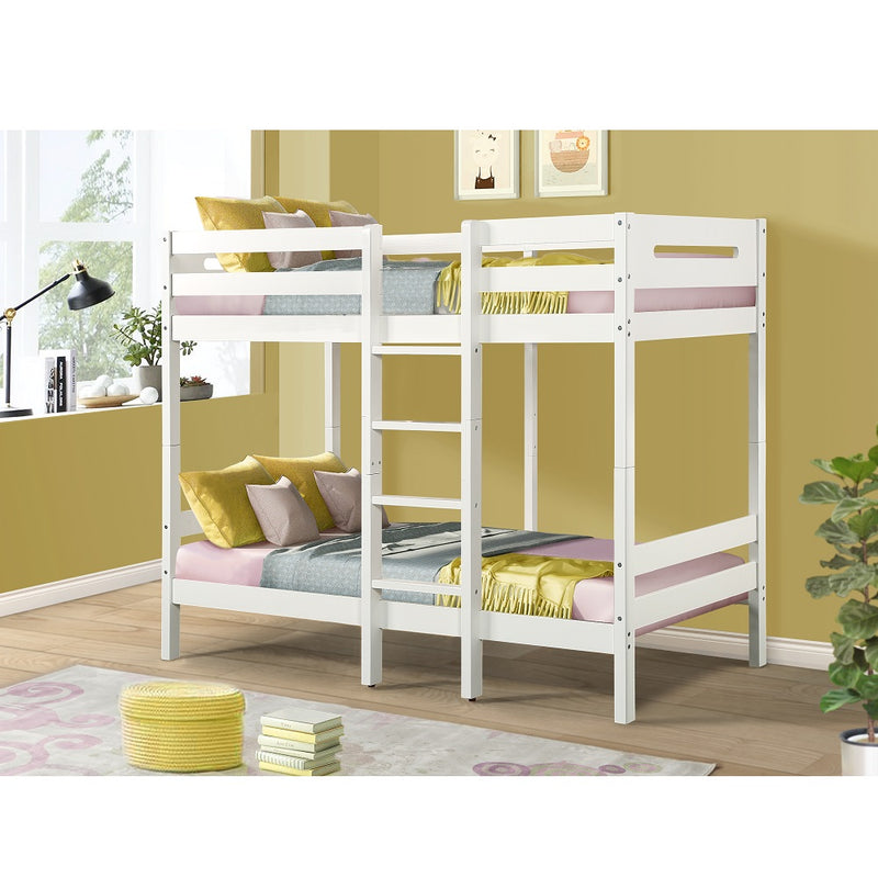 Esin White Bunk Bed - Ornate Home
